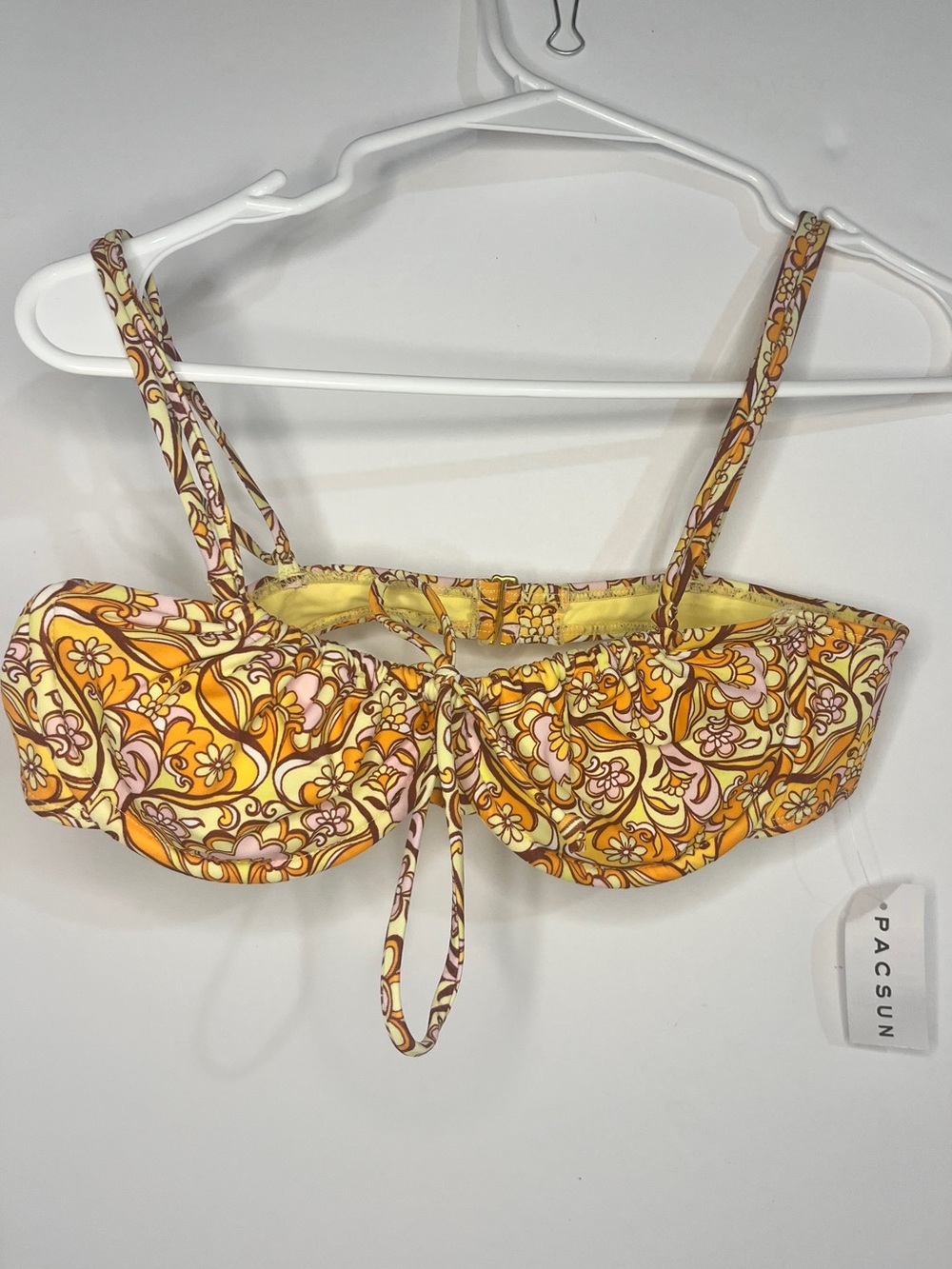 BRAND NEW PacSun Floral Bikini Top